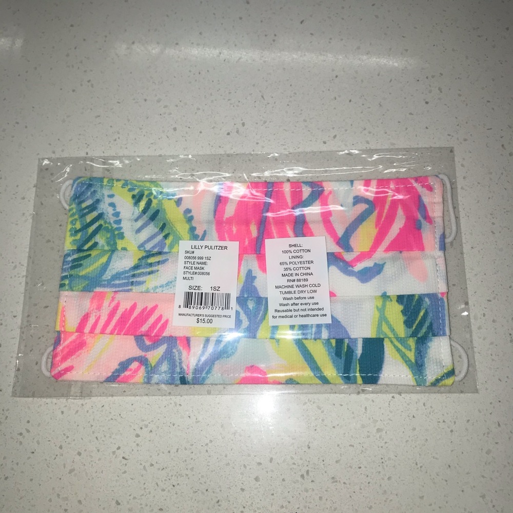 Lilly Pulitzer Face Mask (Authentic)